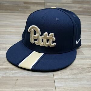Pitt Panthers Blue Nike True Hat Cap Authentic Team Issue- New